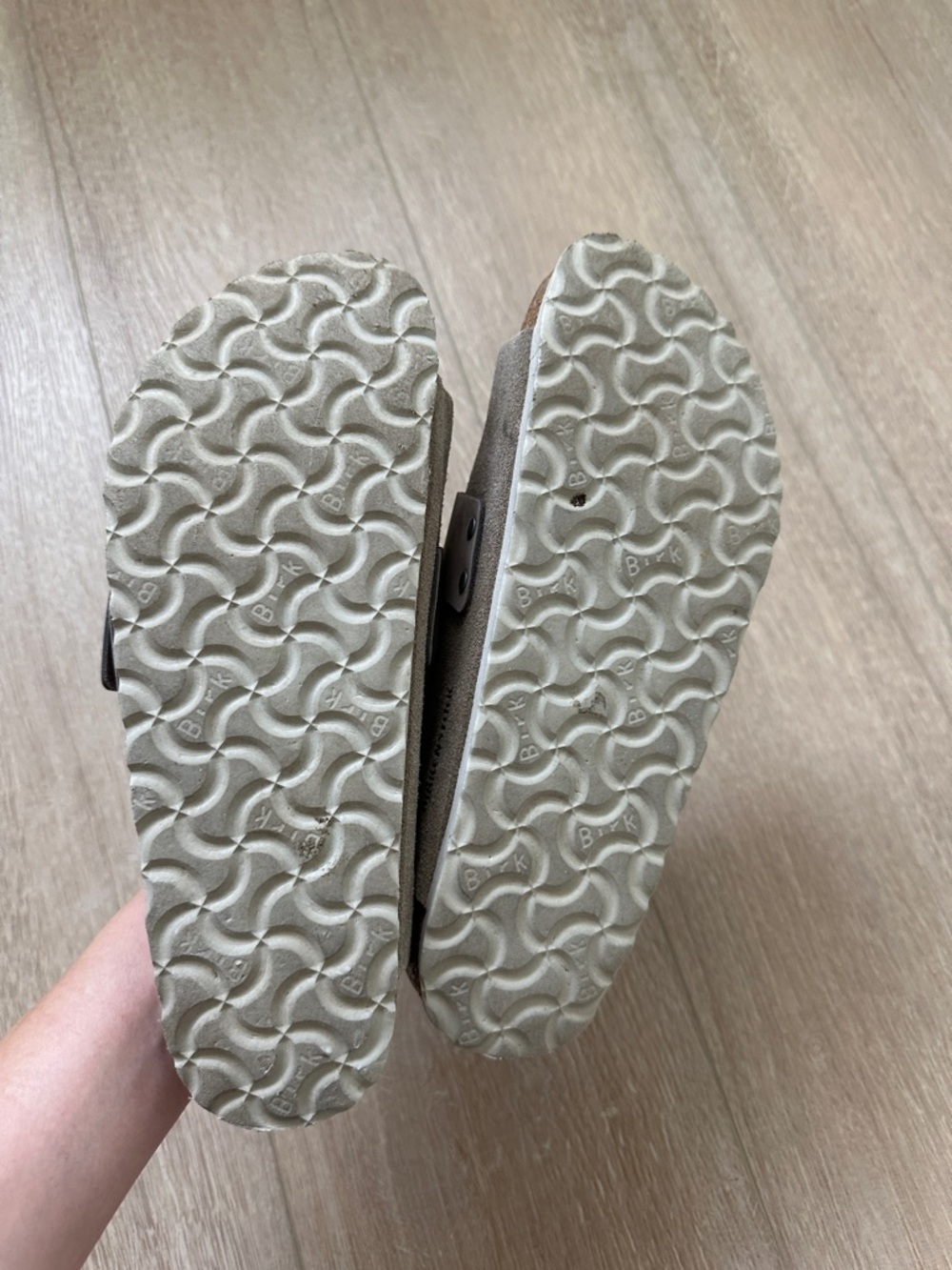 Birkenstock Women's Kyoto Suede Mules - Taupe - Picture 3 of 7